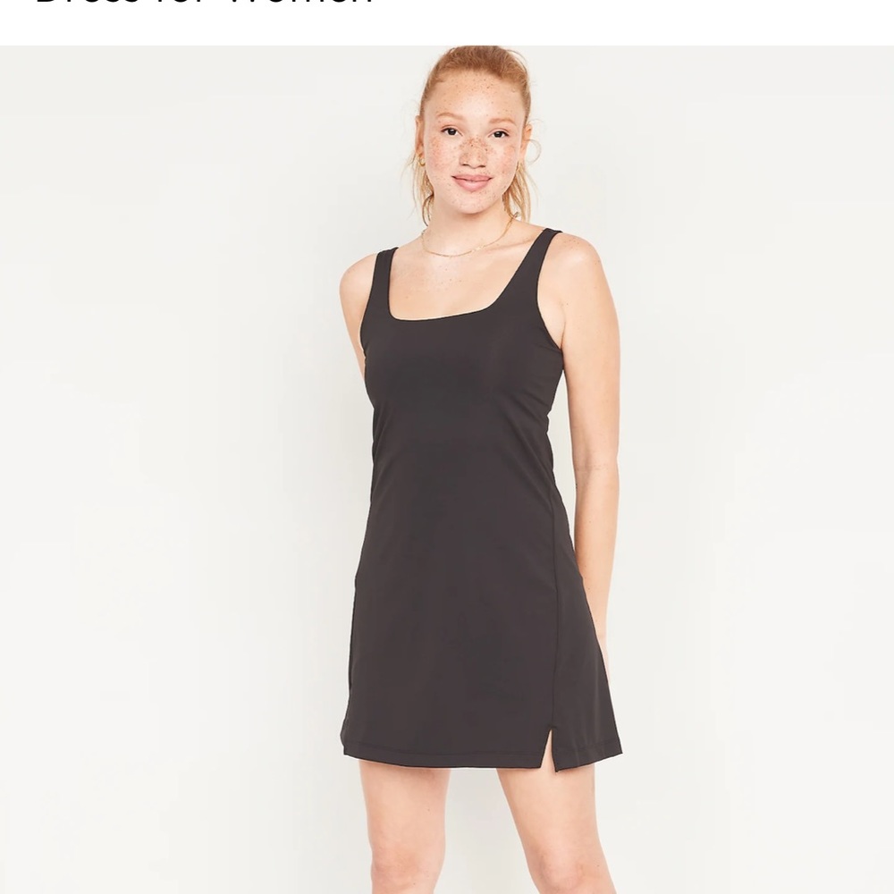 Old navy Powersoft Sleeveless Shelf-Bra Support Dress. NWT SIZE LARGE—>SOLD OUT!